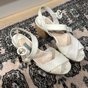Prada wedge shoes
